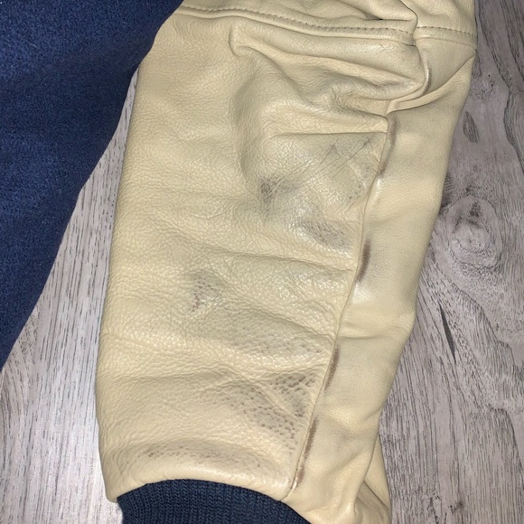 Vintage Toronto Maple Leafs NHL Nike 2000’s Wool & Leather Jacket Size XXL TML - Picture 11 of 11